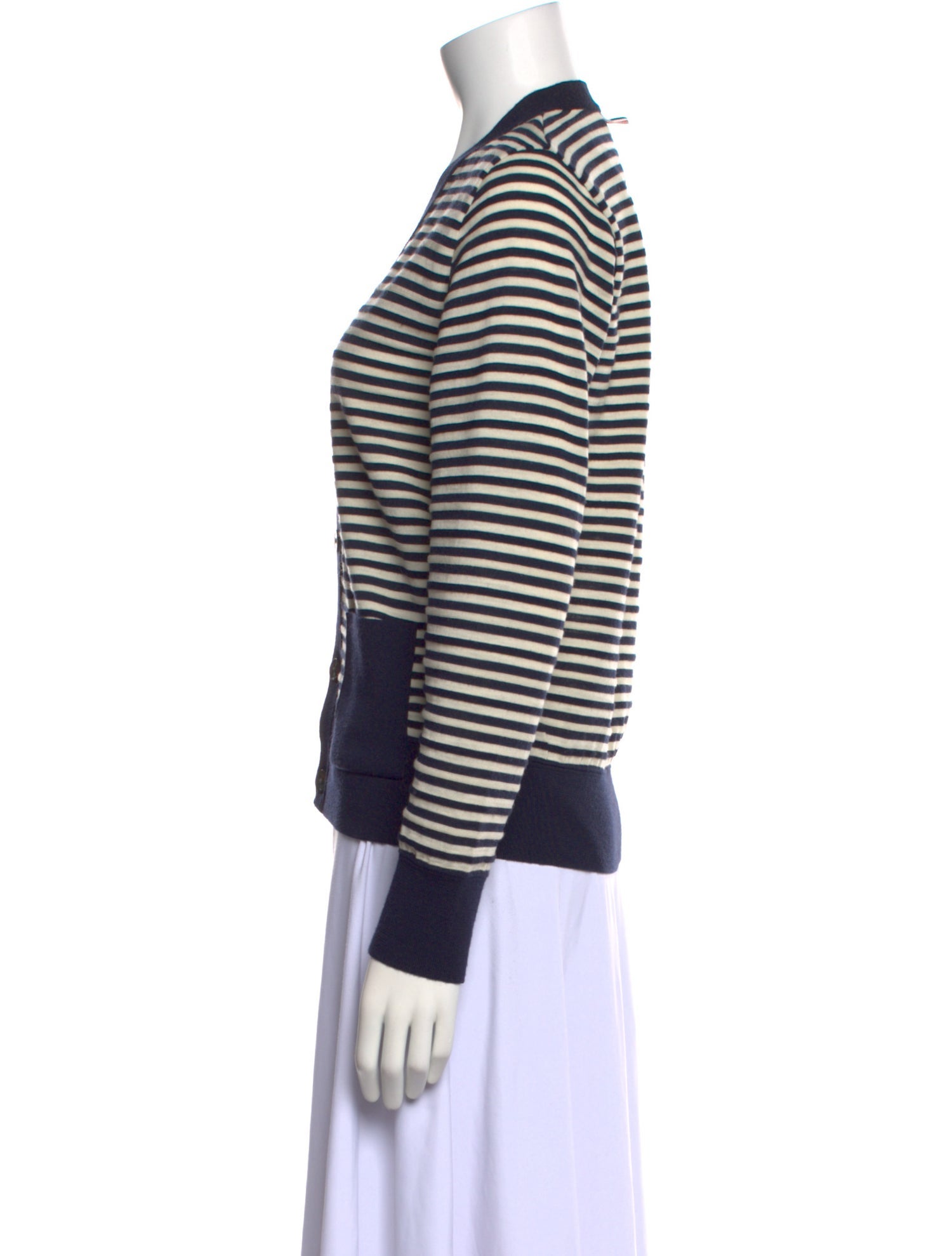 Thom Browne Wool Striped Cardigan