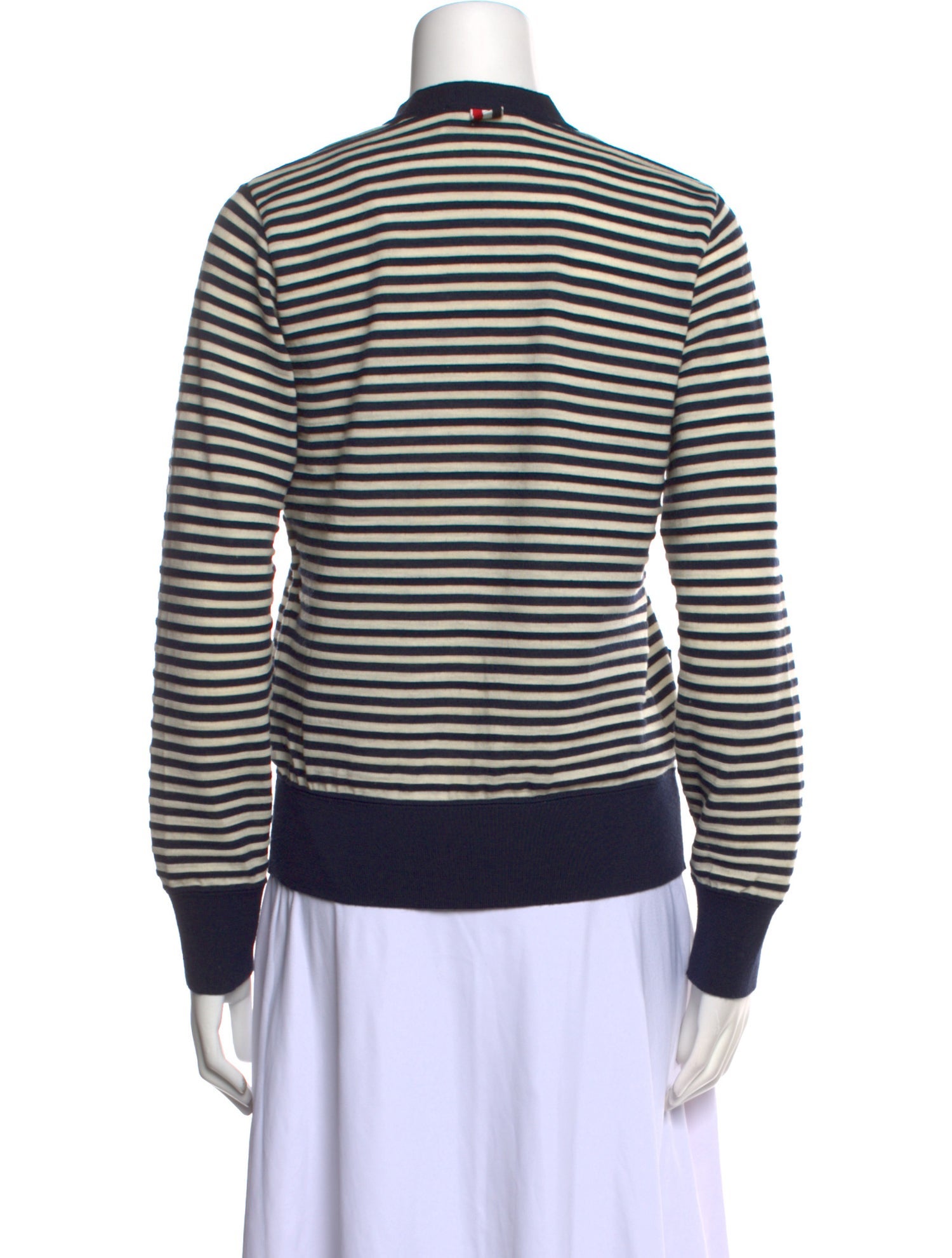 Thom Browne Wool Striped Cardigan