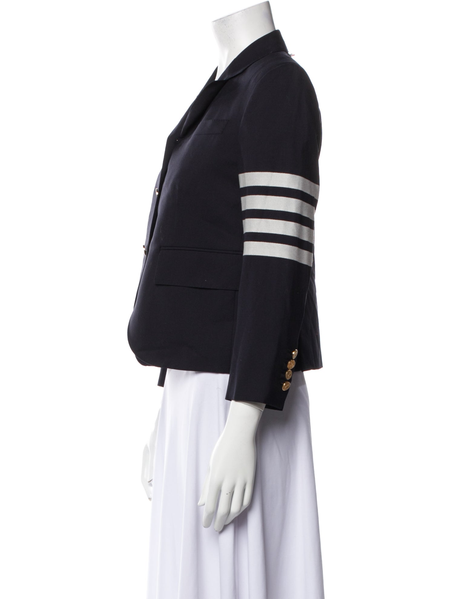 Thom Browne 4 Bar Wool Blazer