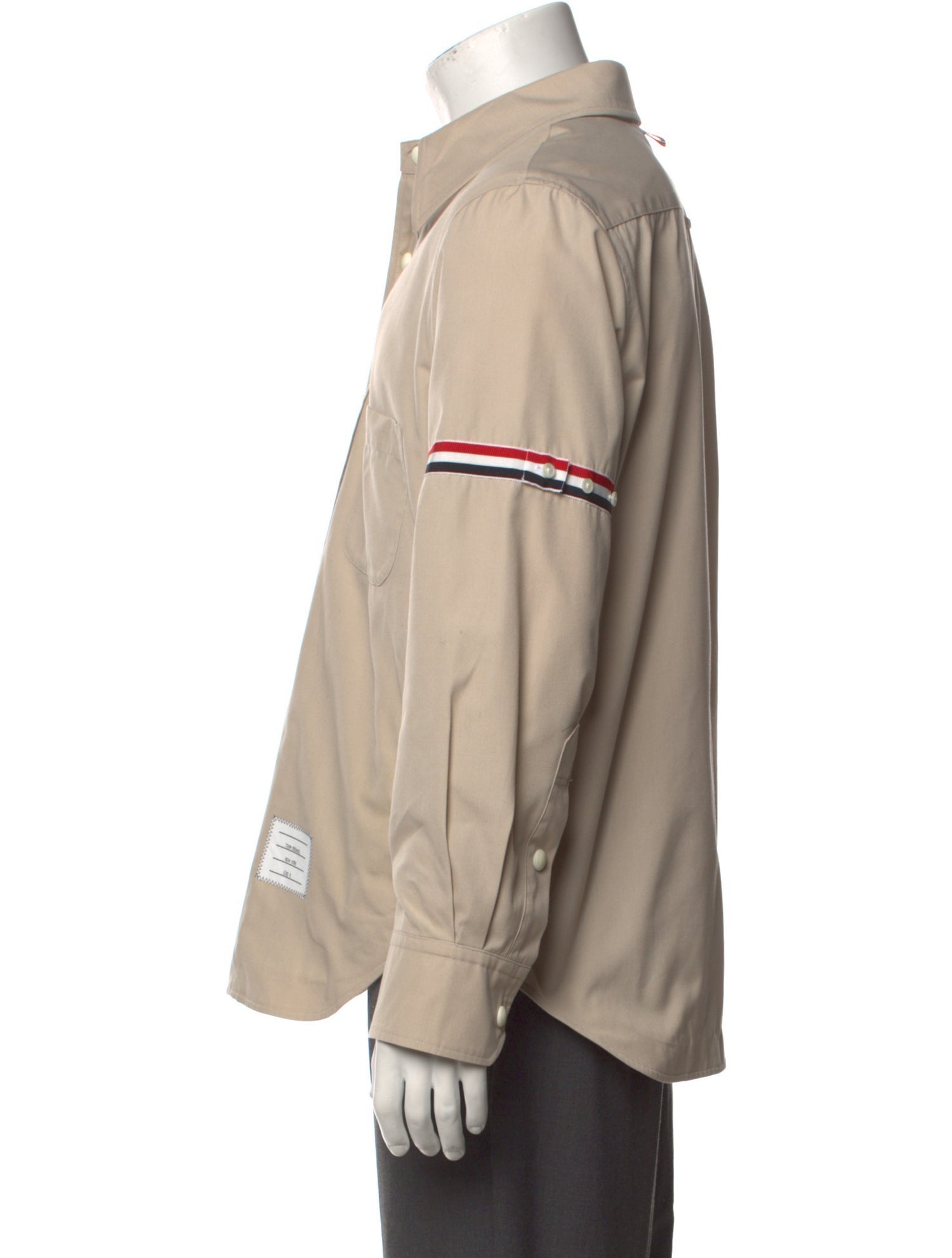 Thom Browne Armband Graphic Print Trucker Jacket