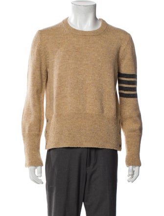 Thom Browne 4 Bar Stripe Wool Pullover