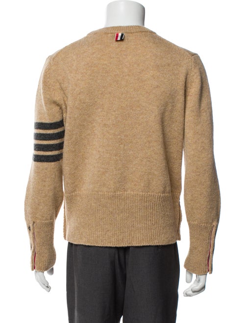 Thom Browne 4 Bar Stripe Wool Pullover