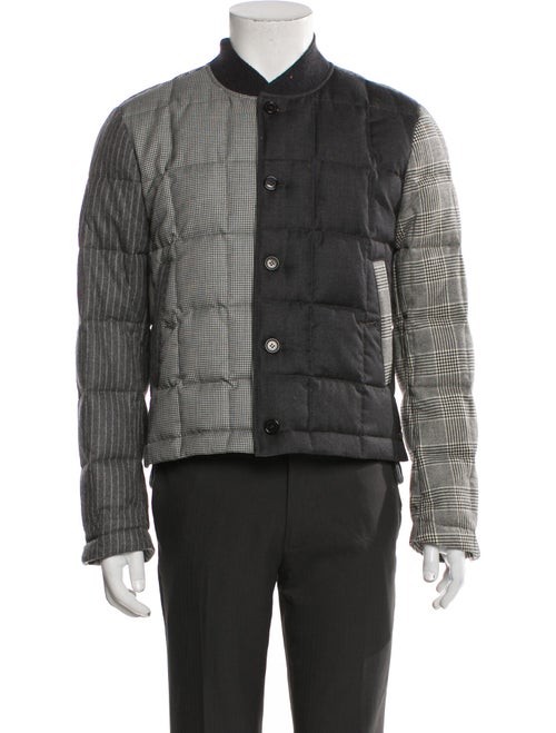 Thom Browne Wool Plaid Print Jacket