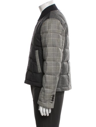 Thom Browne Wool Plaid Print Jacket