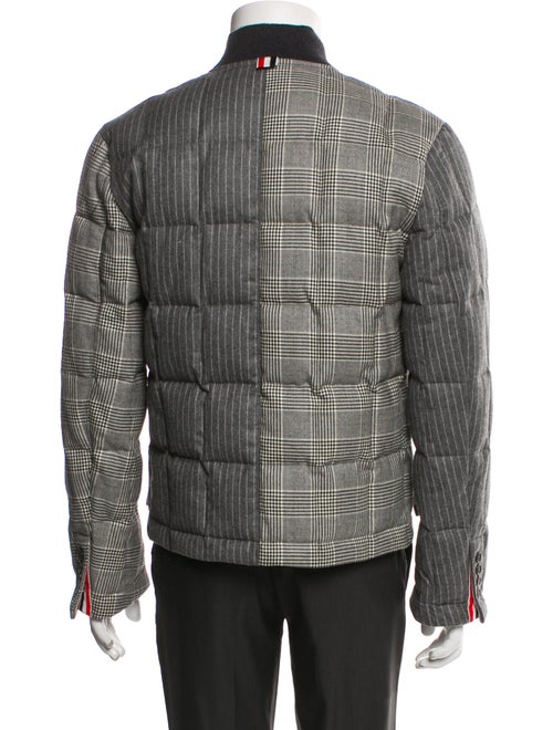 Thom Browne Wool Plaid Print Jacket