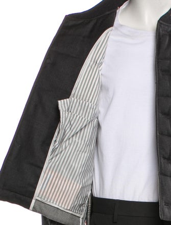 Thom Browne Wool Plaid Print Jacket