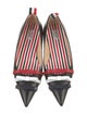 Thom Browne Leather Striped Ballet Flats