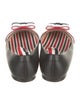 Thom Browne Leather Striped Ballet Flats