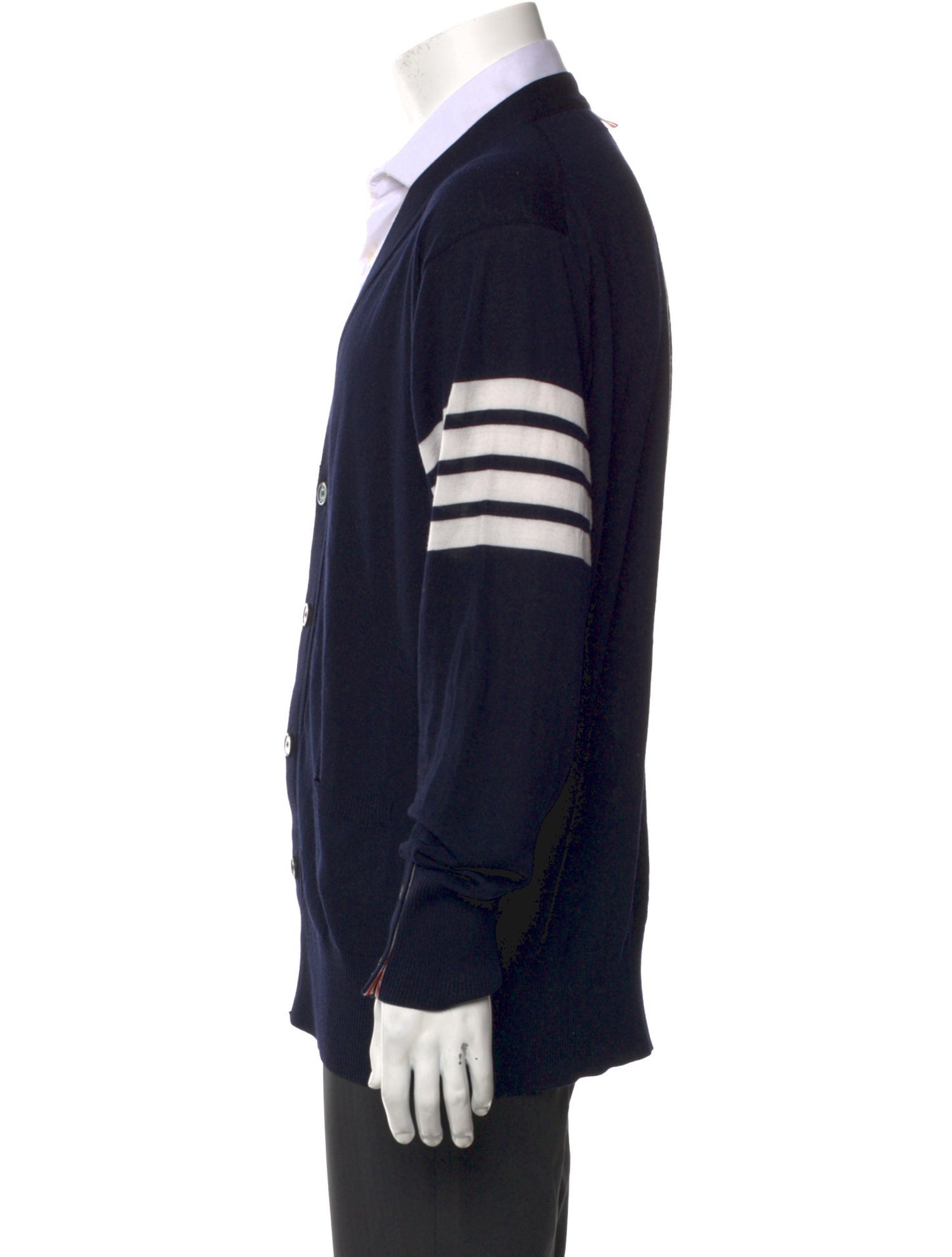 Thom Browne Wool Striped Cardigan