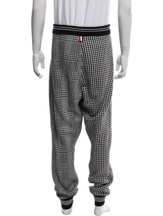 Thom Browne Houndstooth Print Lounge Bottoms