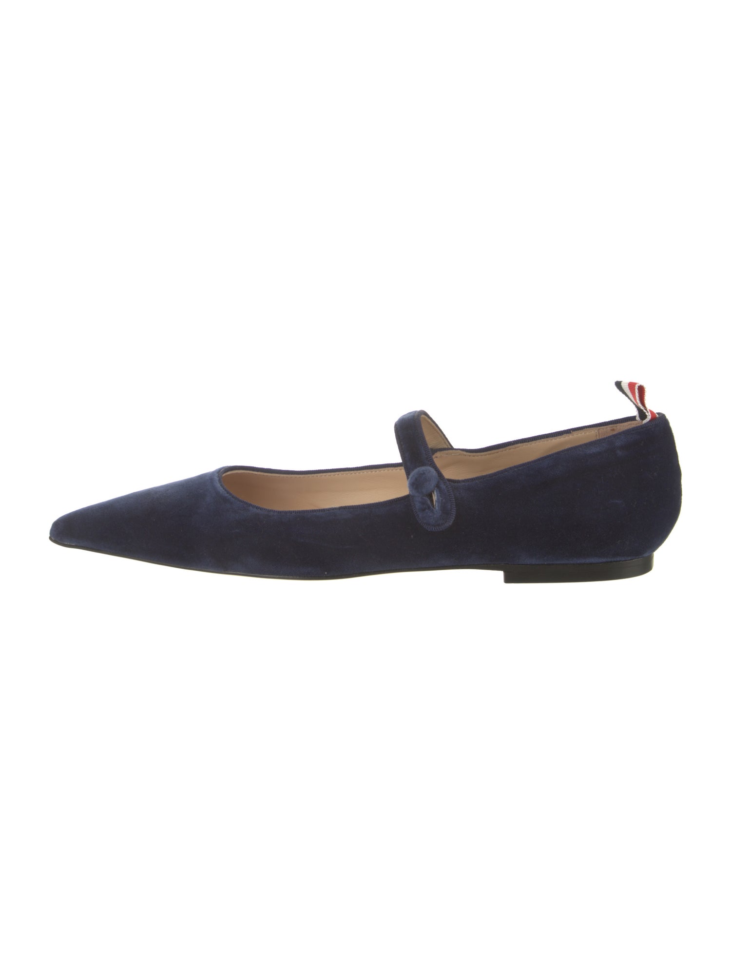 Thom Browne Velvet Mary Jane Flats