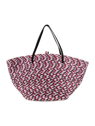 Thom Browne Raffia Shoulder Bag