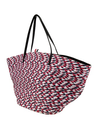 Thom Browne Raffia Shoulder Bag