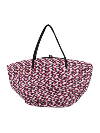 Thom Browne Raffia Shoulder Bag