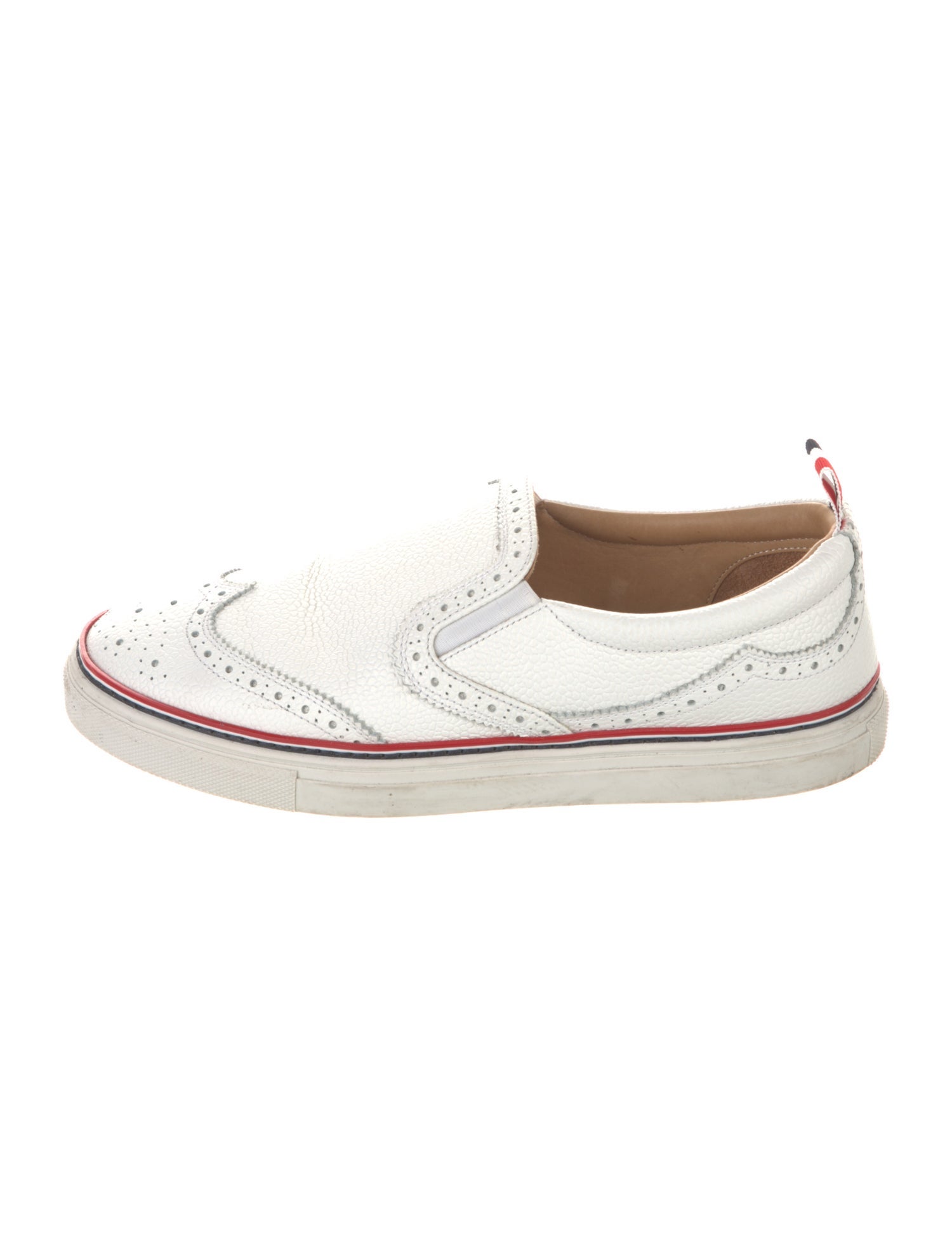 Thom Browne Leather Printed Sneakers
