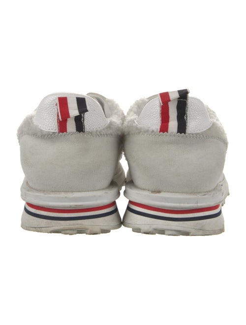 Thom Browne Mesh Lace Trim Embellishment Sneakers