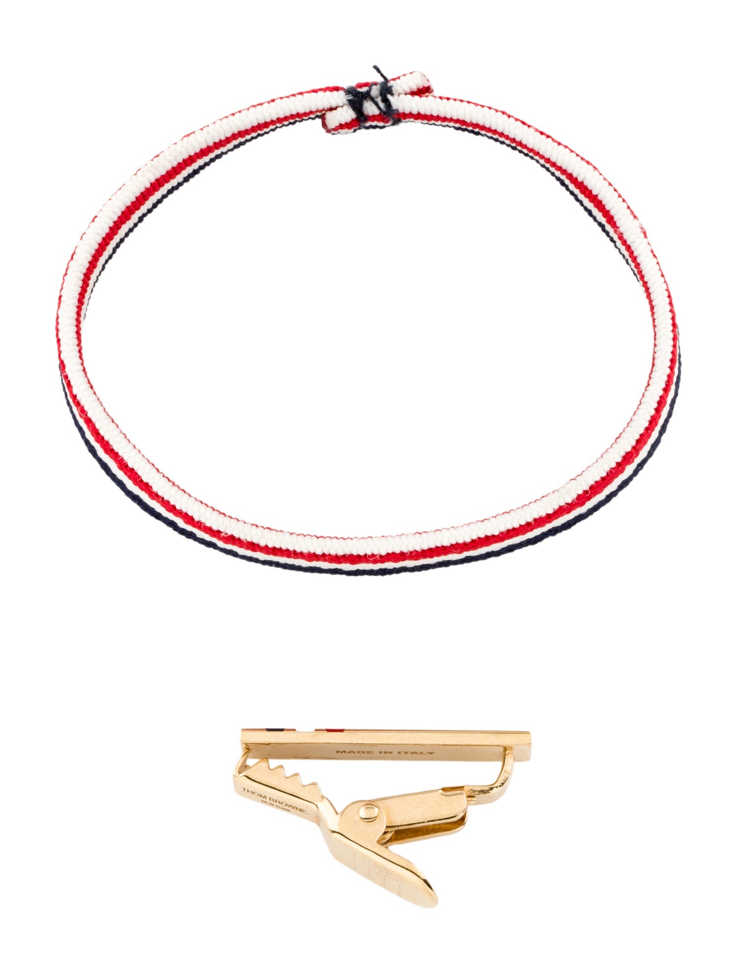 Thom Browne Enamel Tie Clip