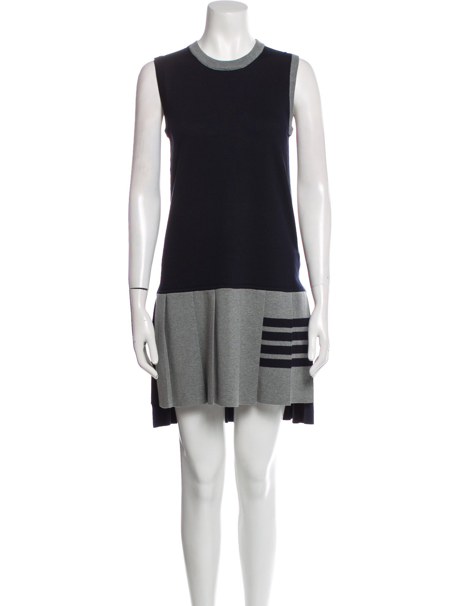Thom Browne 4-Bar Mini Dress