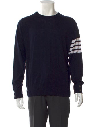 Thom Browne 4 Bar Stripe Wool Pullover