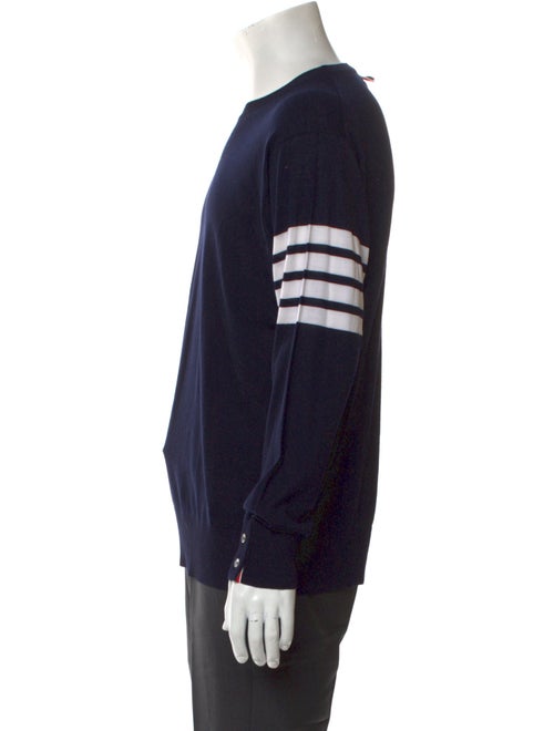 Thom Browne 4 Bar Stripe Wool Pullover