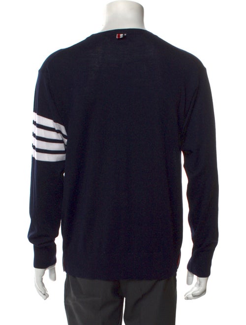 Thom Browne 4 Bar Stripe Wool Pullover