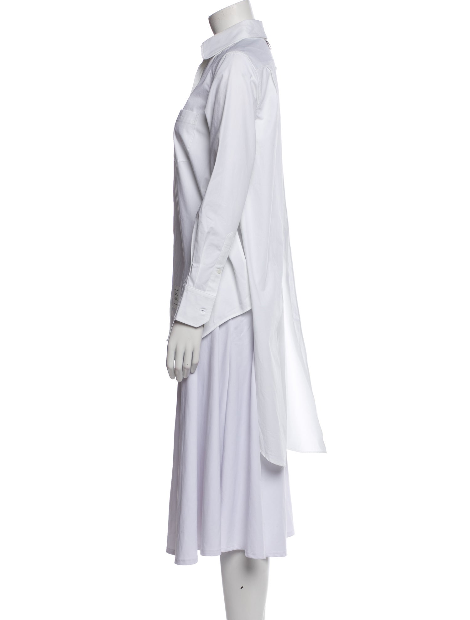 Thom Browne 2023 Split Back Button-Up Top