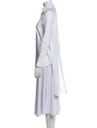 Thom Browne 2023 Split Back Button-Up Top