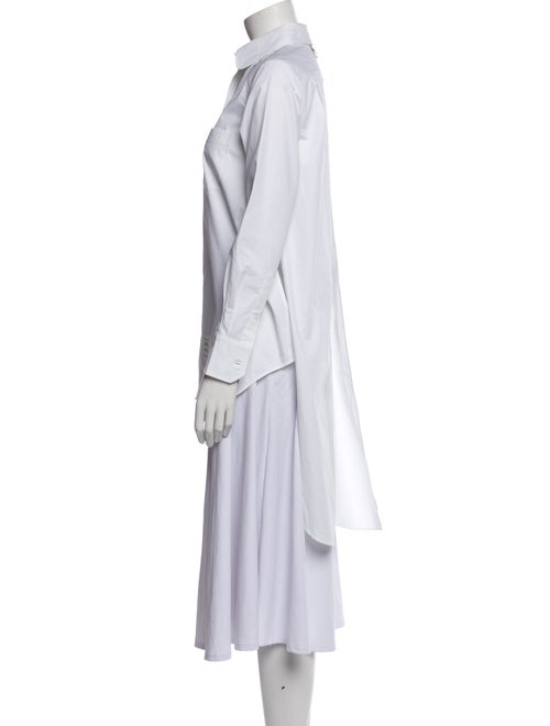 Thom Browne 2023 Split Back Button-Up Top