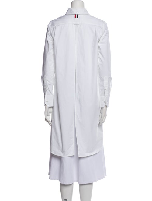 Thom Browne 2023 Split Back Button-Up Top