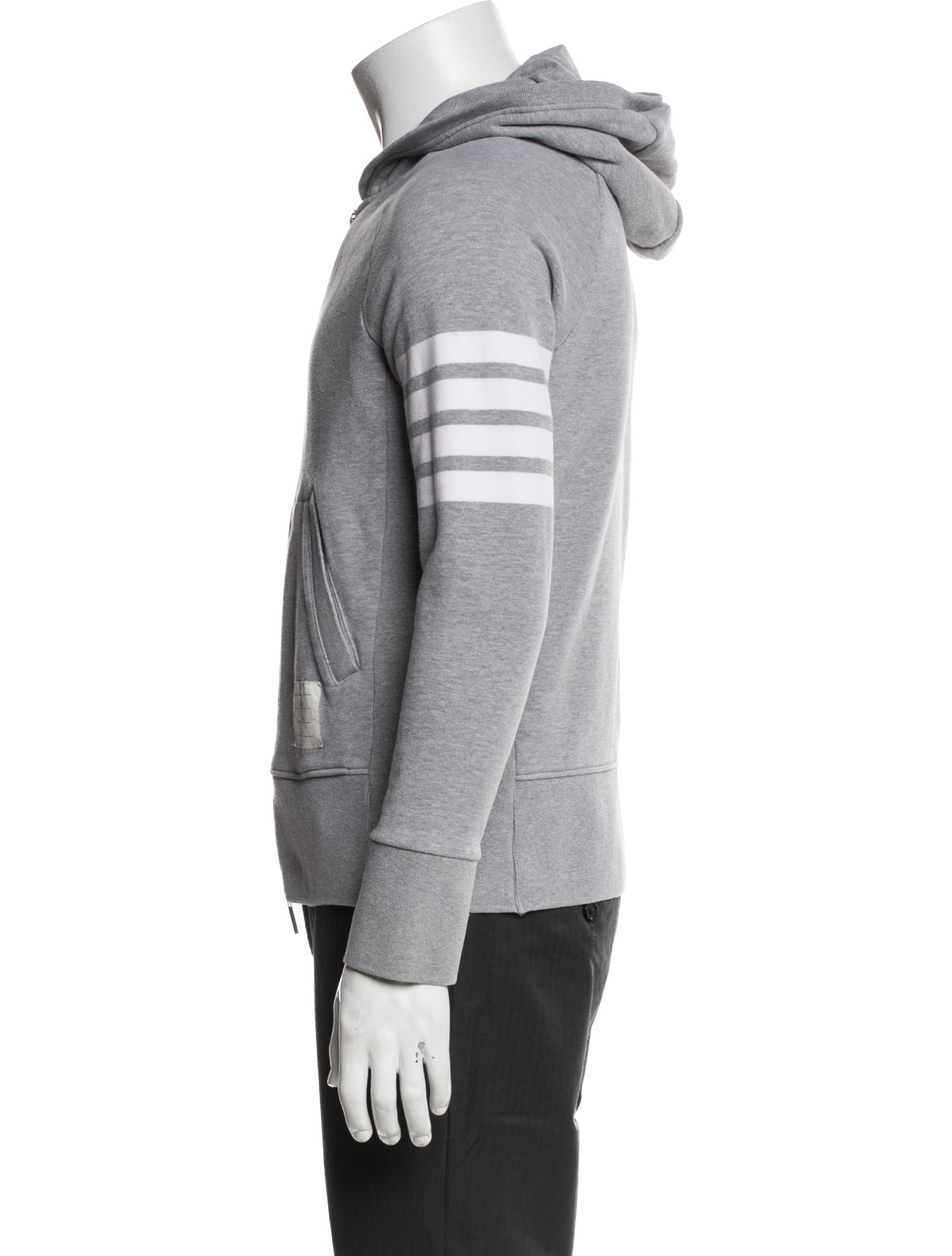 Thom Browne 4-Bar Striped Hoodie