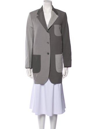 Thom Browne Colorblock Pattern Coat