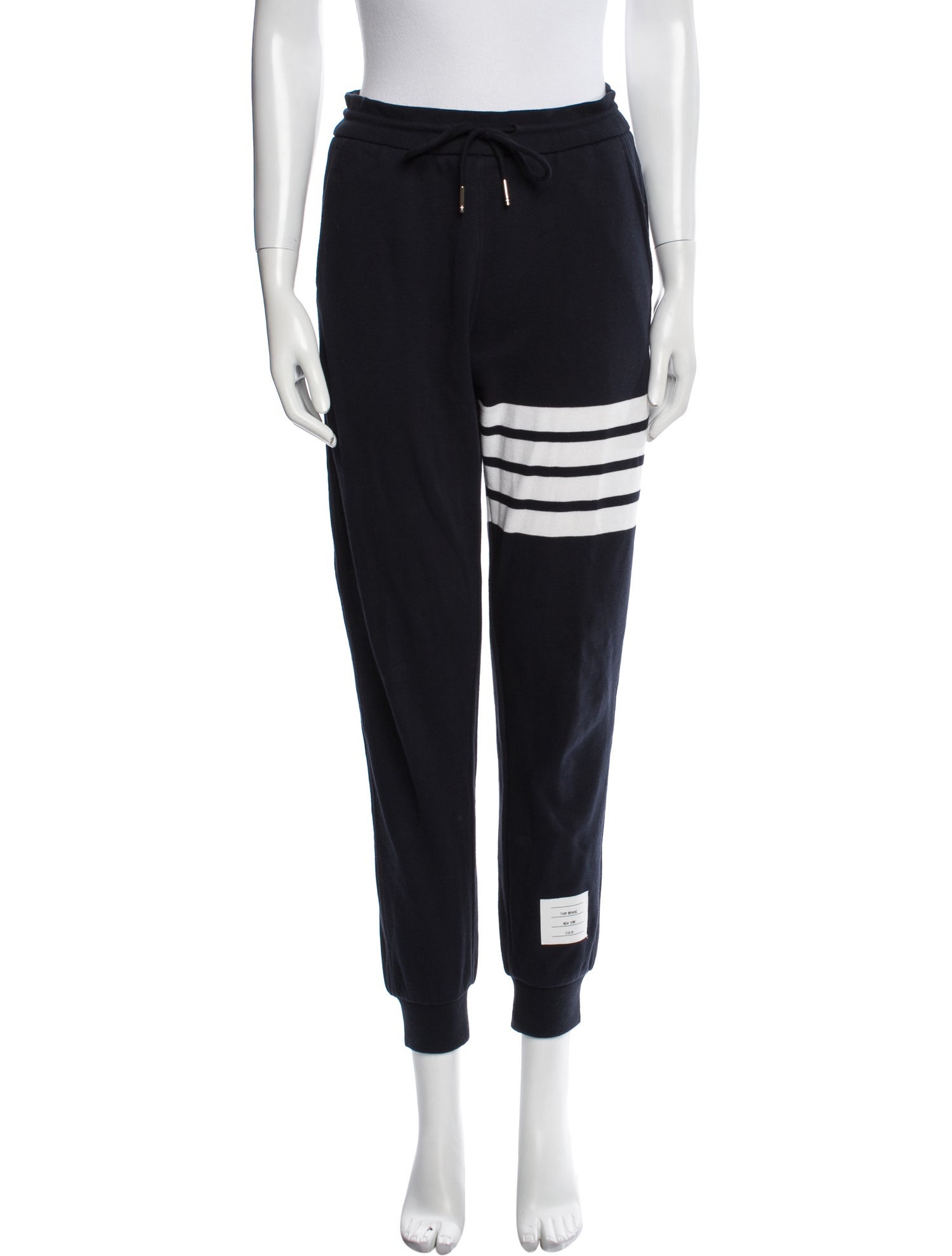 Thom Browne 4 Bar Stripe Striped Sweatpants