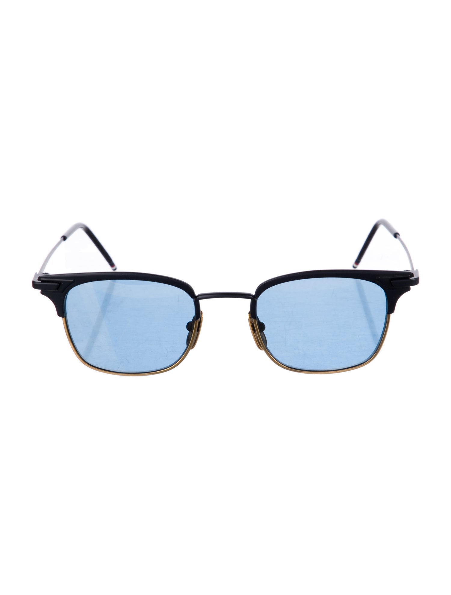 Thom Browne Wayfarer Mirrored Sunglasses