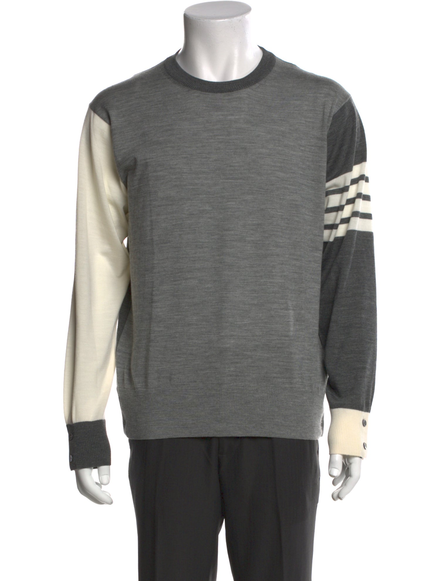 Thom Browne 4-Bar Wool Pullover