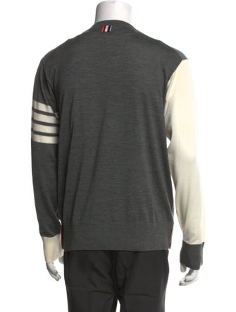 Thom Browne 4-Bar Wool Pullover