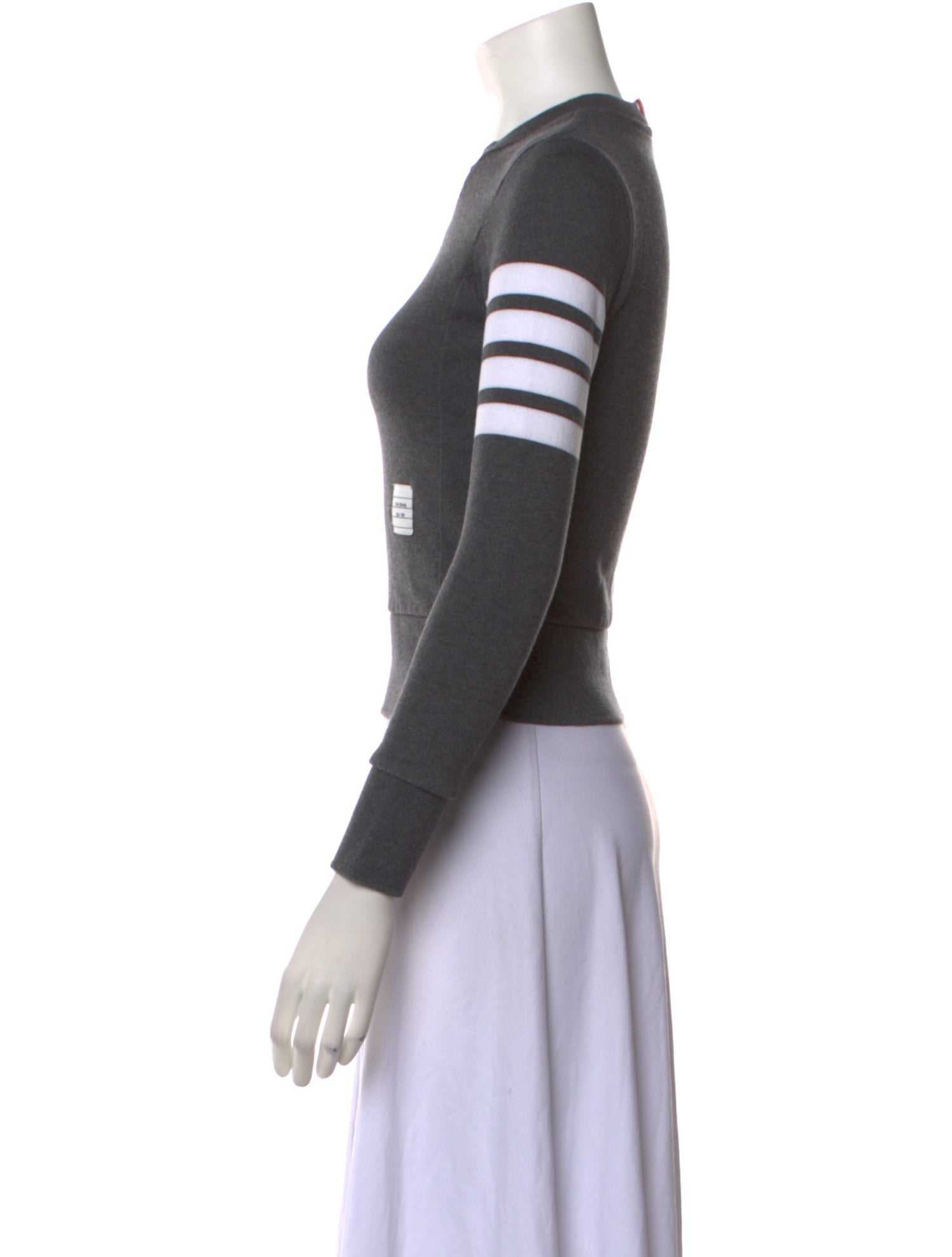 Thom Browne 4-Bar Striped Sweater