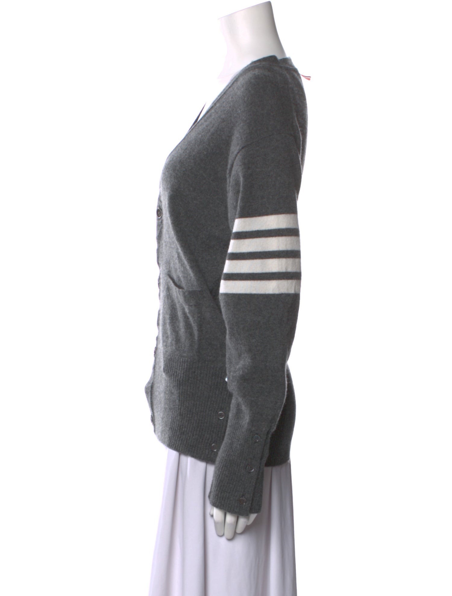 Thom Browne Cashmere V-Neck Cardigan