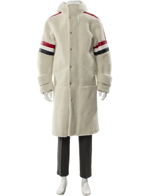 Thom Browne 4-Bar Shearling Parka
