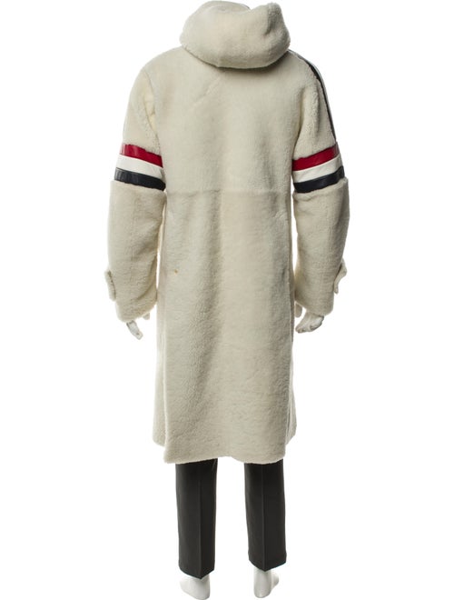 Thom Browne 4-Bar Shearling Parka