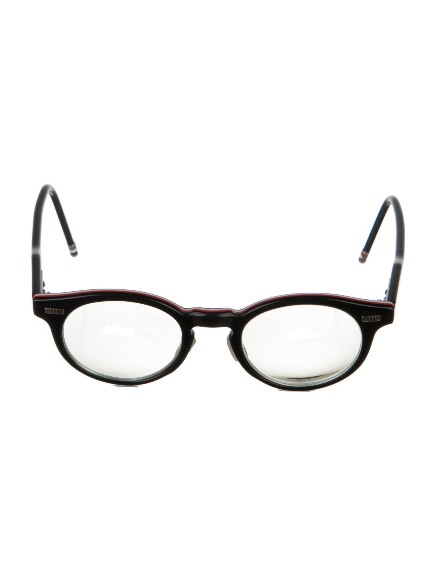 Thom Browne Round Clear Sunglasses