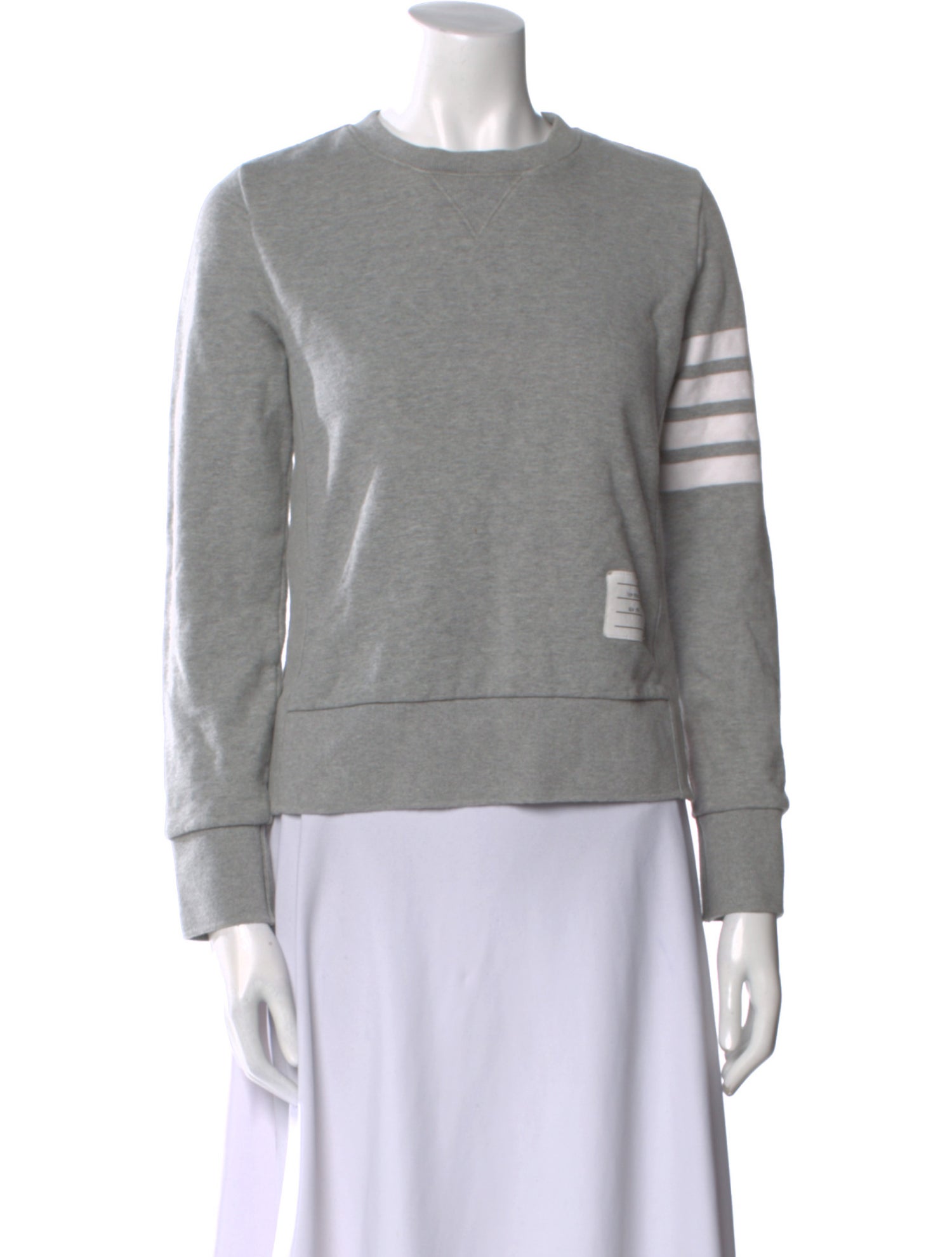 Thom Browne 4-Bar Crew Neck Sweatshirt