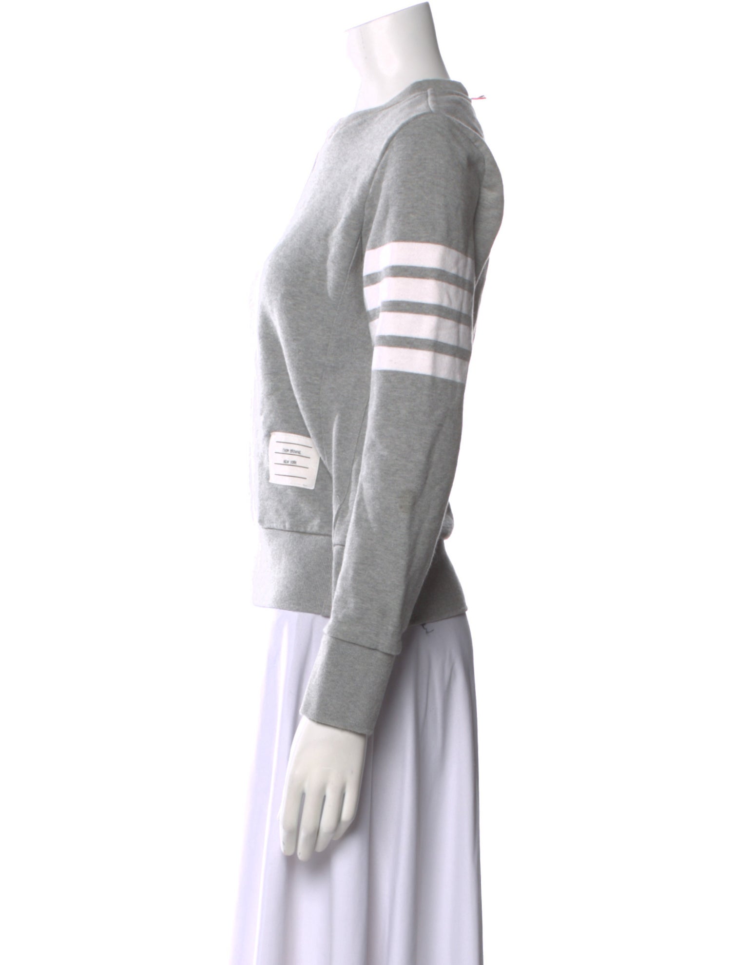Thom Browne 4-Bar Crew Neck Sweatshirt