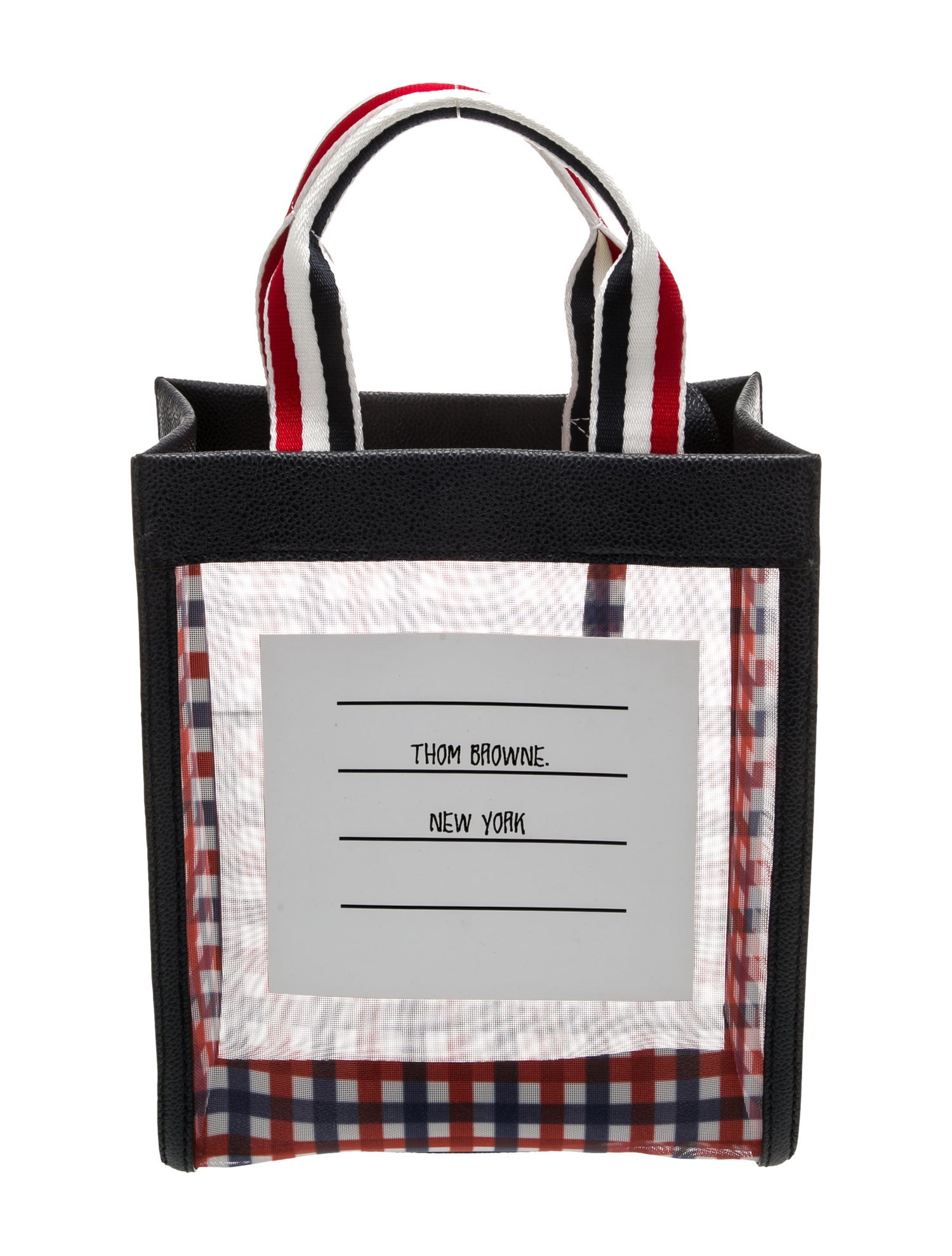 Thom Browne Mesh Top Handle Bag