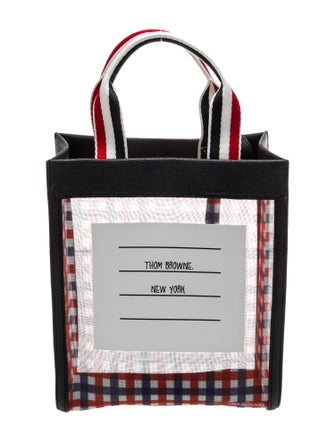 Thom Browne Mesh Top Handle Bag