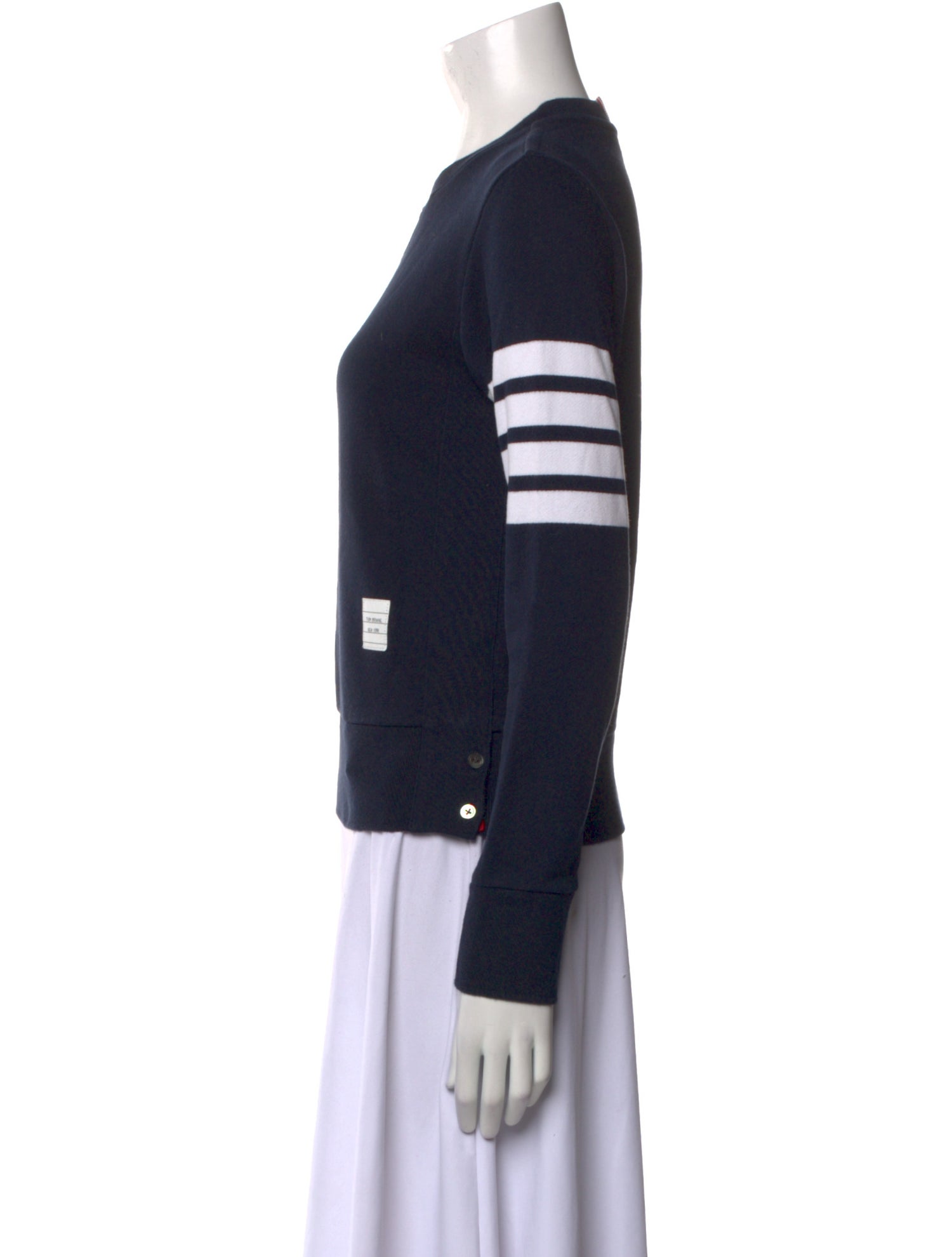 Thom Browne Crew Neck Long Sleeve Sweatshirt