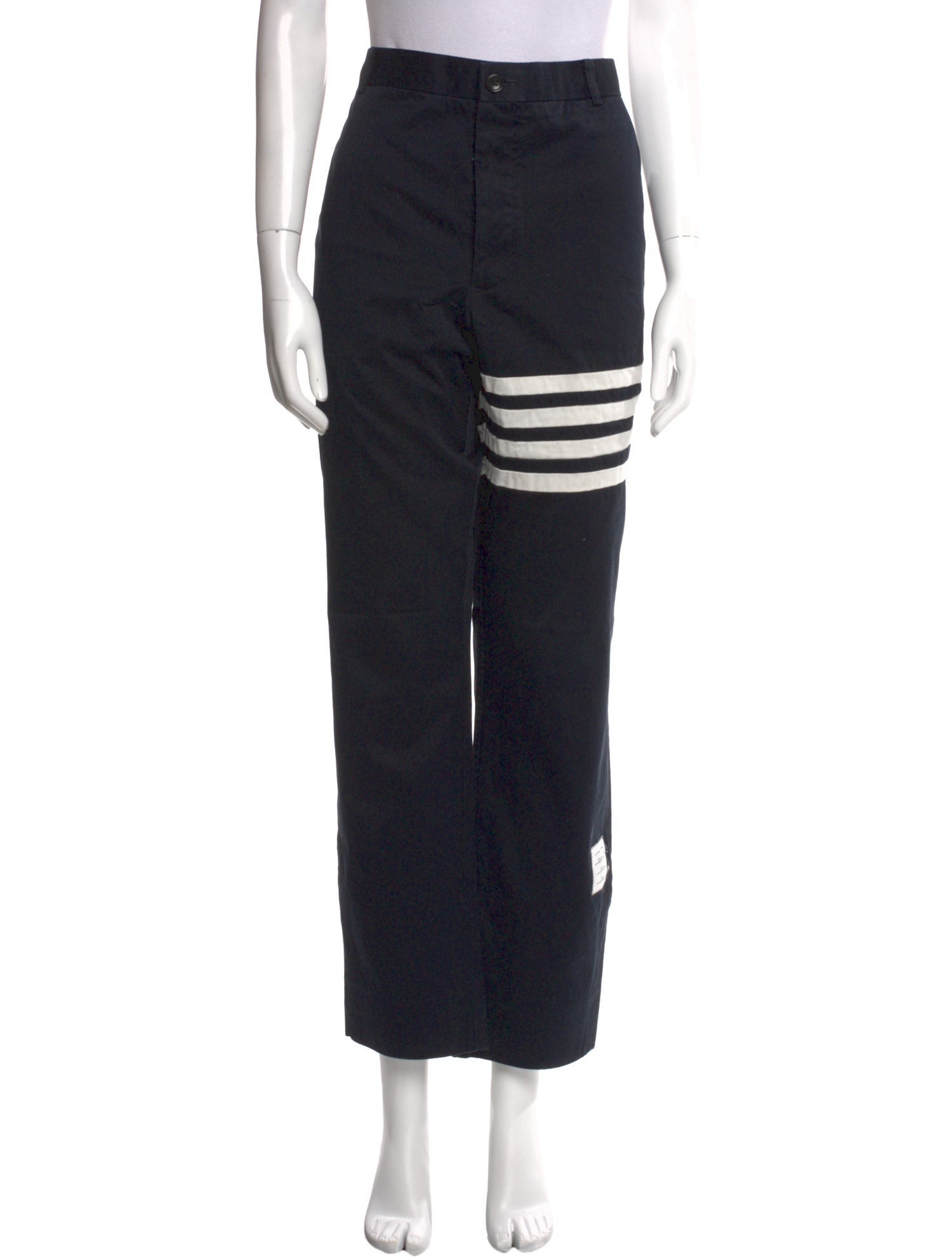 Thom Browne Graphic Print Straight Leg Pants