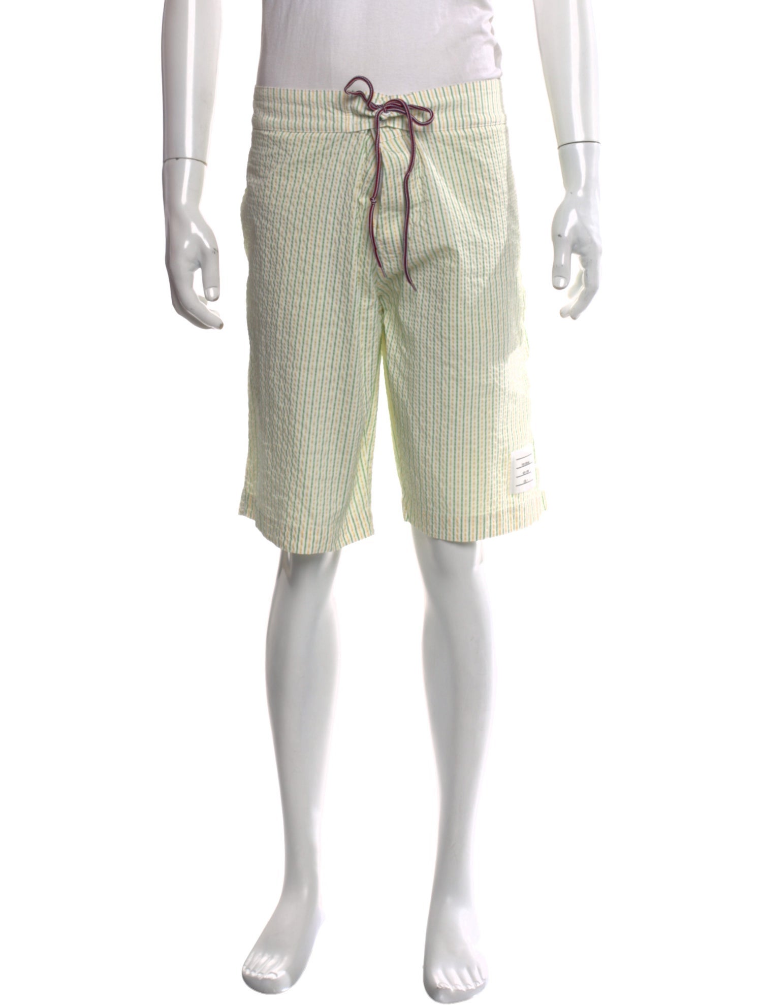 Thom Browne Striped Swim Trunks