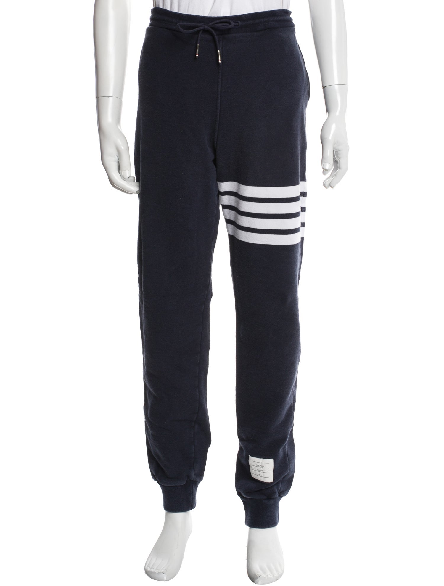 Thom Browne 4-Bar Striped Lounge Bottoms