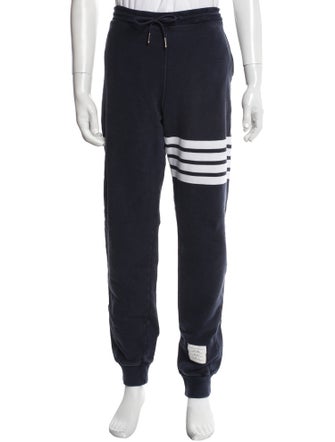 Thom Browne 4-Bar Striped Lounge Bottoms