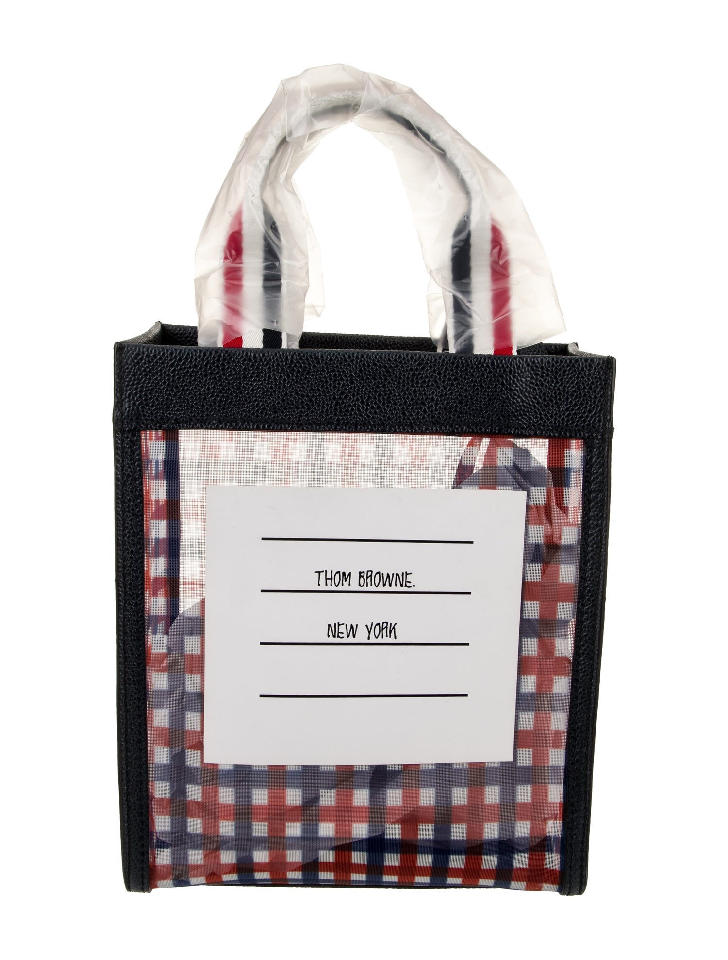 Thom Browne Mesh Top Handle Bag